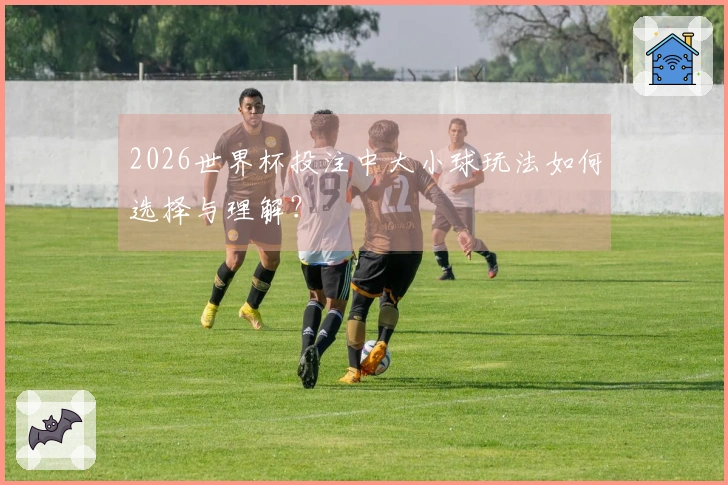 2026世界杯投注中大小球玩法如何选择与理解？