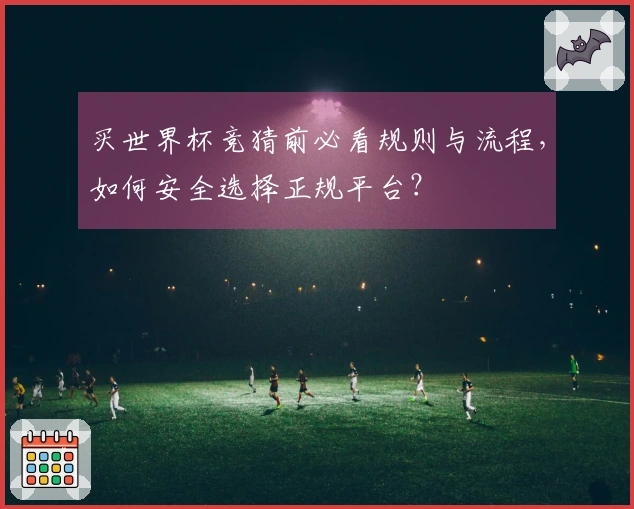 买世界杯竞猜前必看规则与流程，如何安全选择正规平台？